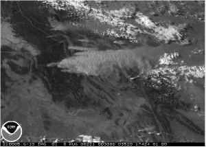 Fires as seen by GOES