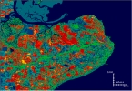 Figure 3: Estimating surface obstructions in Hancock County, Mississippi