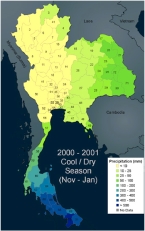 Figure 5a: Cool/Dry Season, November 2000 to January 2001