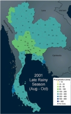 Figure 5d: Late Rainy Season, August 2001 to October 2001