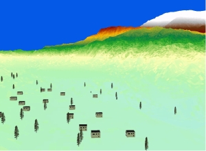 Figure 10: Partially reconstructed three-dimensional model